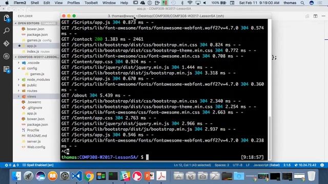 COMP308 - W2017 - Lesson 5 - Part 1 - Broadcast смотреть онлайн