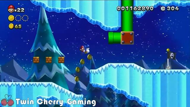 Frosted Glacier-2 Cooligan Fields | 3/3 Star Coins | NEW Super Mario Bros U Deluxe смотреть онлайн