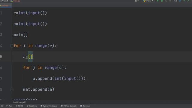 Matrix in Python || Python Matrix Program ||Matrix Using List in Python #matrixinpython смотреть онлайн
