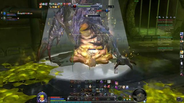 4Game (Aion). Баг Стеллы 1-й РБ "Червь". Дамаг половиной умений проходит по 1 единице. смотреть онлайн
