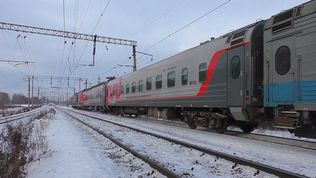 ВЛ10К-902 с диагностическим комплексом инфрастуктуры и вагоном-путеизмерителем смотреть онлайн