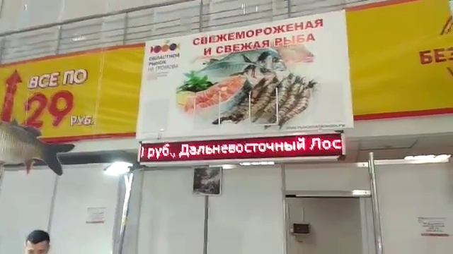 Областной рынок на Громова. Рыбные ряды. смотреть онлайн