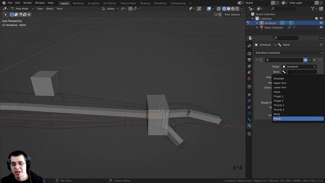 How to Setup Arm IK Rigging (Blender Tutorial) смотреть онлайн