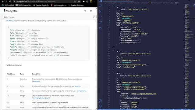 Archivos Log en MongoDB смотреть онлайн