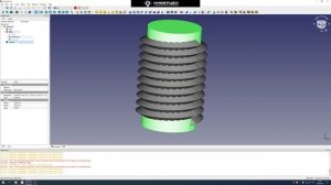 FreeCAD.Создание резьбы
