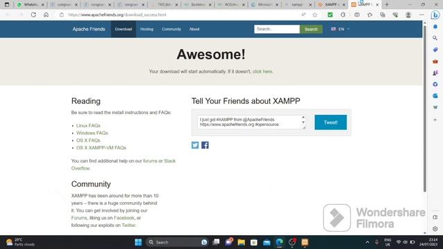 How to install XAMPP Server latest version on Windows |Step by Step for Free #php #mysql #xampp смотреть онлайн