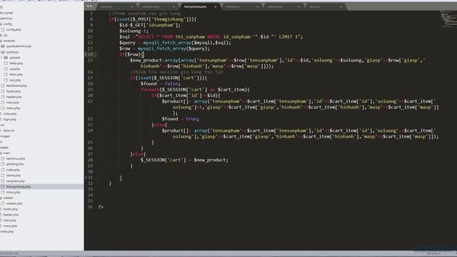 Bài 6: Thêm giỏ hàng | Website PHP HTML CSS MYSQli смотреть онлайн