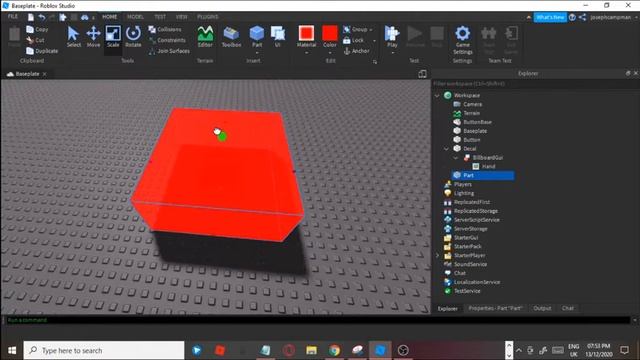 How to use Click Detectors and Billboard GUI's in roblox studio (TUTORIAL) смотреть онлайн