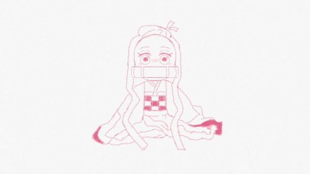 chibi nezuko kamado sketch ! （＾∇＾）// demon slayer смотреть онлайн
