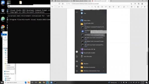 Windows Instal MuJoCo 221, 237 (C code), running sample code and modifiable template for own code