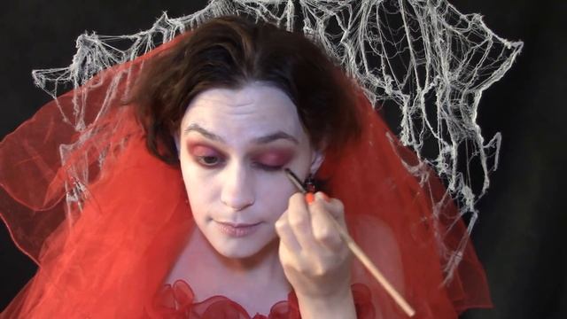 Грим мертвой невесты на Хэллоуин. Dead bride Halloween makeup tutorial. смотреть онлайн