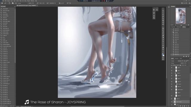 Photoshop painting process - Pale3 смотреть онлайн