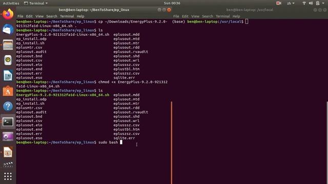 EnergyPlus (9.2.0) Install on Linux смотреть онлайн