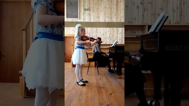 Ф. Зейтц, концерт 1, 2, 3 часть. Стеценко, Свадьба в селе. Ника Михайлова, 9 лет. смотреть онлайн