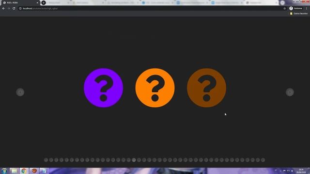 Sistema de cores RGB, transparência com RGBA, composição e mistura de cores, exemplo de uso com CSS смотреть онлайн