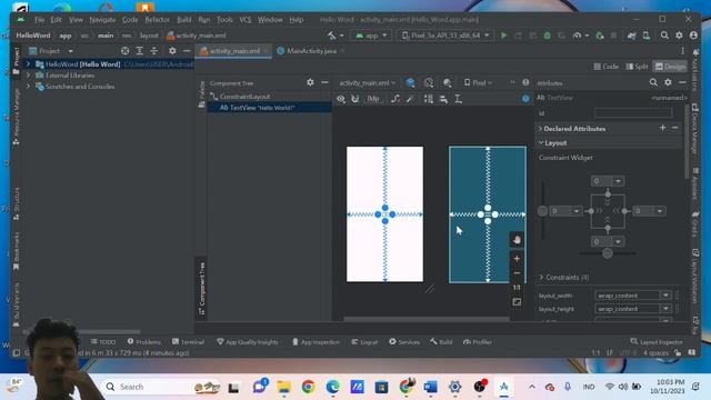 #2 Cara Membuat Project dan Hallo World di Android Studio Giraffe | Terbaru 2023 смотреть онлайн