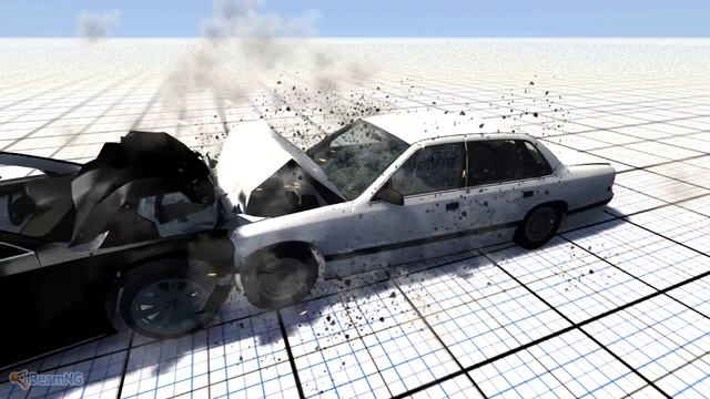 BeamNG DRIVE - AUDI A8 CRASH TEST смотреть онлайн