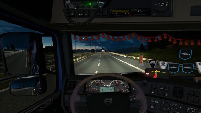 Euro Truck Simulator 2 Multiplayer - Серия 4 [Конвой с компанией Euro Trans][Часть 1] смотреть онлайн