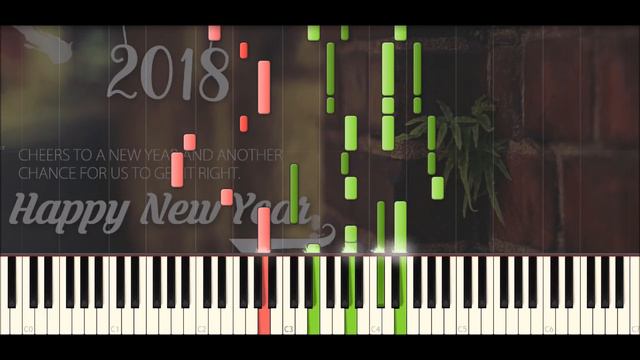 Happy New Year - ABBA - Piano Tutorial смотреть онлайн