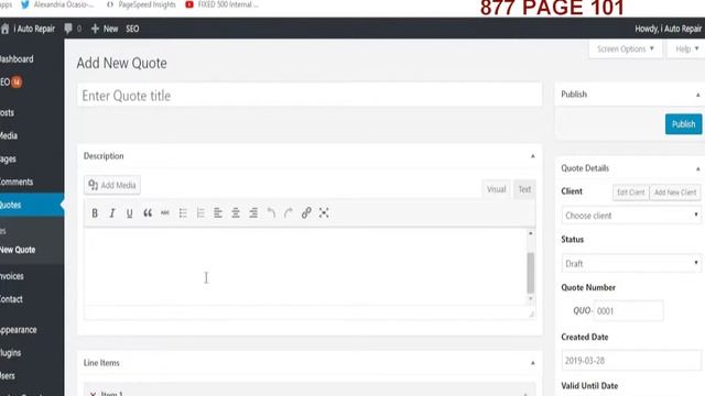 Auto Repair Estimates Invoices Mechanic Software WordPress Plugin смотреть онлайн