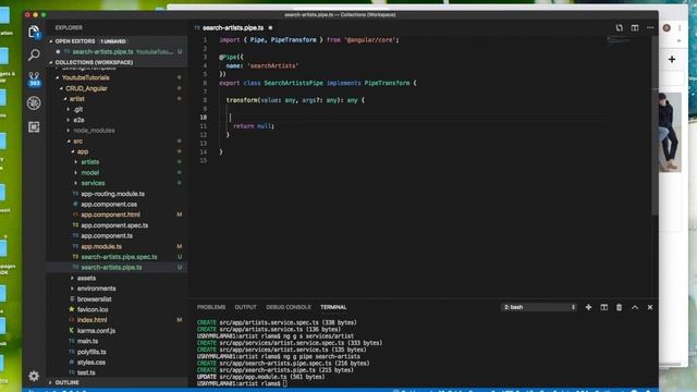 Angular 7 CRUD Artists App Part 1 смотреть онлайн