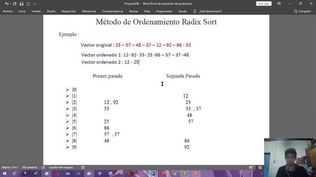 Algoritmo de Ordenamiento Radix Sort смотреть онлайн