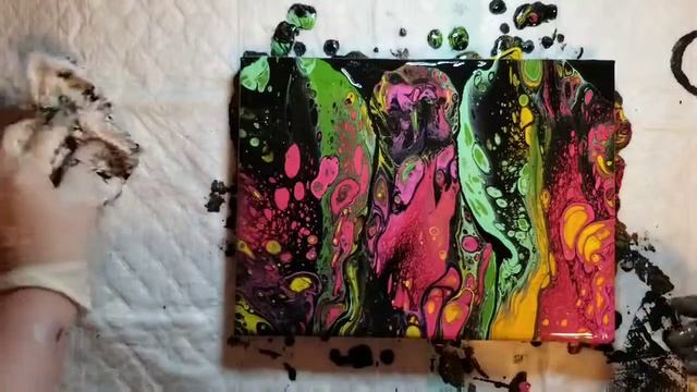 Affordable Acrylic Paint Pouring | Daler Rowney Simply paints смотреть онлайн