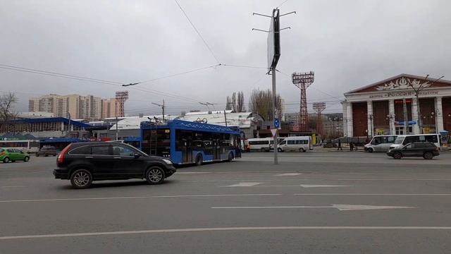 Троллейбус ПКТС-6281 "Адмирал" борт 2375/2388, маршрут №10 и №5 на Площади Ленина смотреть онлайн