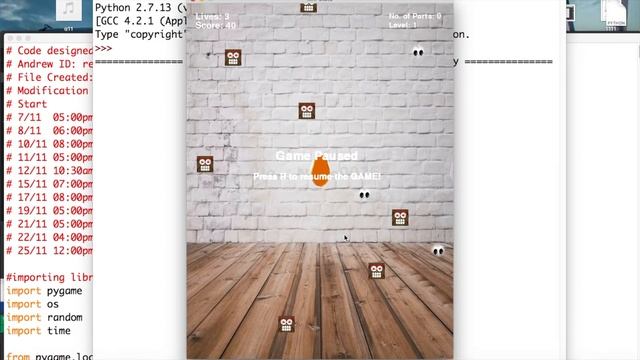 15112-pygame-python project смотреть онлайн
