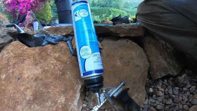 How To Use Pond Foam - Black Waterfall Pond Expanding Foam