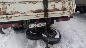 Снятие колес с Hyundai HD 72