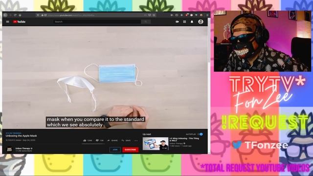 fonZEE first REact Unbox Therapy Unboxing the Apple Mask смотреть онлайн