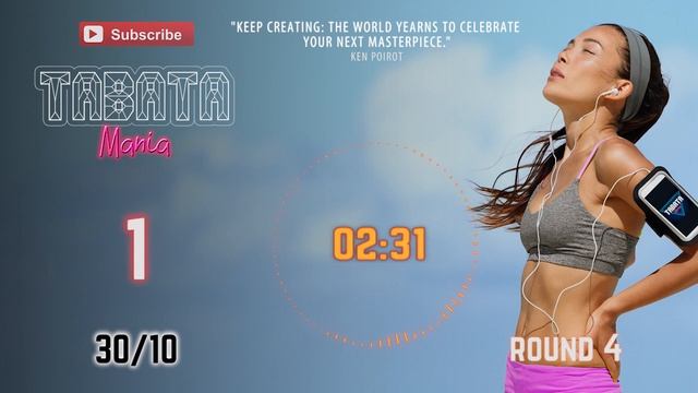 TABATA 30/10 - Workout Music W/ TIMER -  Savannah By TABATAMANIA