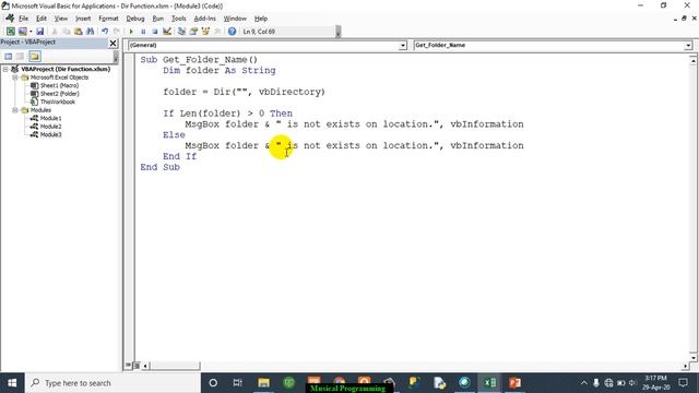 How to check if folder exists or not in VBA in excel смотреть онлайн