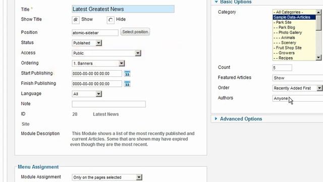 Joomla!: How to Manage Modules смотреть онлайн