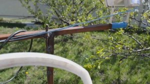 Опрыскивание сада с помощью мойки высокого давления