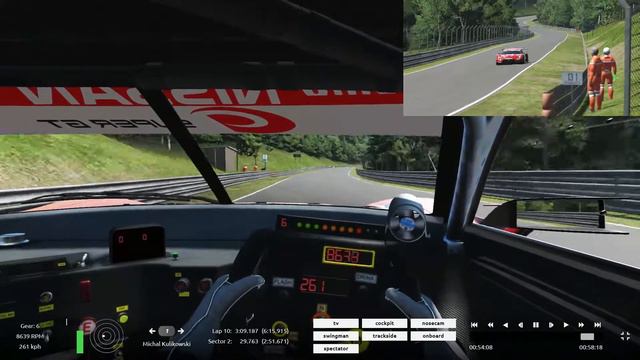 Nissan GT500 at Nordschleife-Nurburgring hotlap | rfactor 2 смотреть онлайн