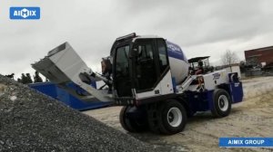 AIMIX самоходный бетоносмеситель с самозагрузкой AS-3.5 работает в России