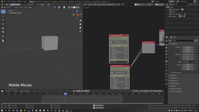 Blender 2.8+ Animation Nodes - Wiggle Loop - Free Download + Tutorial #1 смотреть онлайн