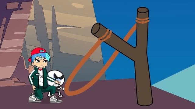 Squid Game Red Light Green Light Survival Battle VS Friday Night Funkin' By Rainbow Animation смотреть онлайн