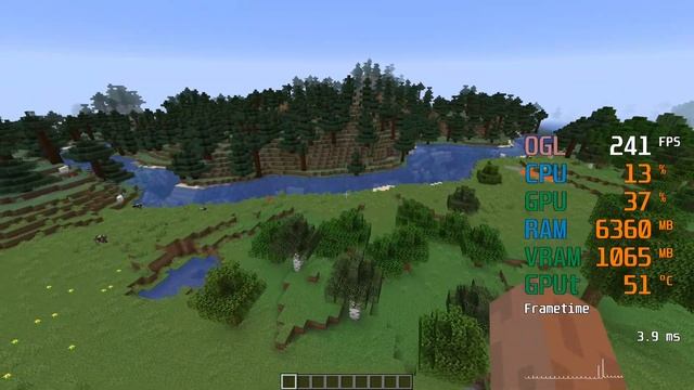 GeForce RTX 2060 -- Intel Core i5-10400F -- Minecraft FPS Test смотреть онлайн