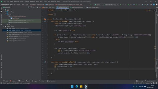 Take Picture with Kotlin Android Studio | ENGLISH смотреть онлайн