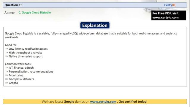 Google Professional Cloud Architect - GCP PCA | Real Exam Que | New Course | 100% Pass | Free PDF смотреть онлайн