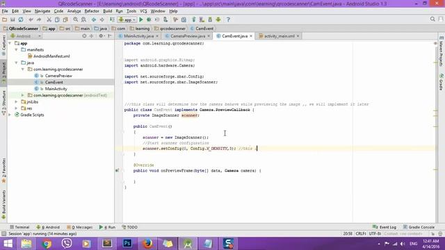 QR code scanning using Zbar in android - 4 смотреть онлайн