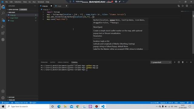 How to create map with folium Part 2 | Python to AI ML and Data Science| Code with Lakshit #58 смотреть онлайн
