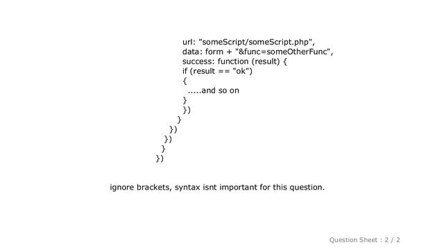 jQuery : jquery nested ajax calls formatting смотреть онлайн