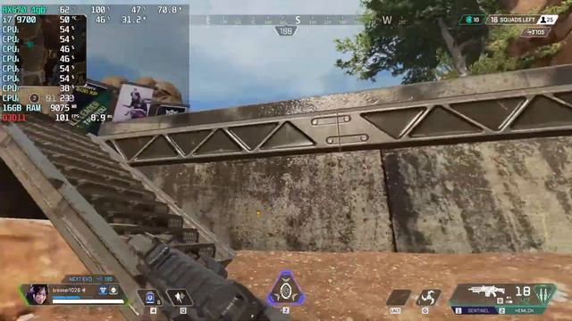 RX 570 4GB | APEX LEGENDS 1080p| INTEL 9700 3.0 | 2022 смотреть онлайн