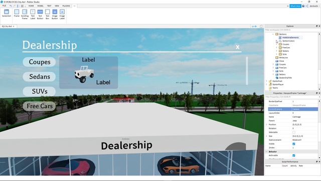 Как сделать автосалон в Роблокс Студио - Часть 3 | GUI, DataStore смотреть онлайн