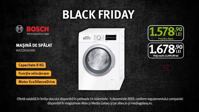 BLACK FRIDAY Media Galaxy | Super REDUCERI la electrocasnice BOSCH смотреть онлайн