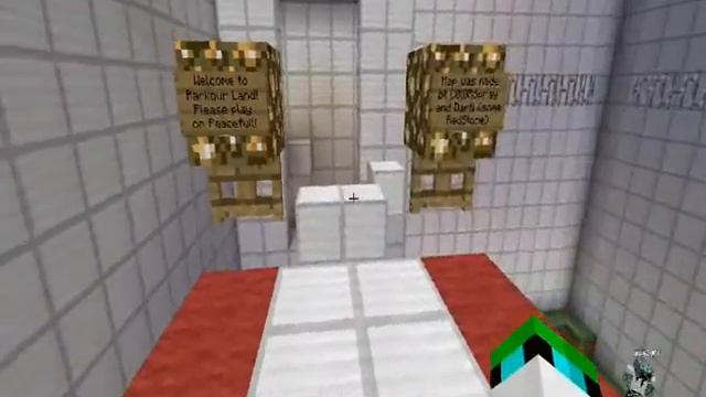 Прохождение карты в minecraft-(Паркур) смотреть онлайн